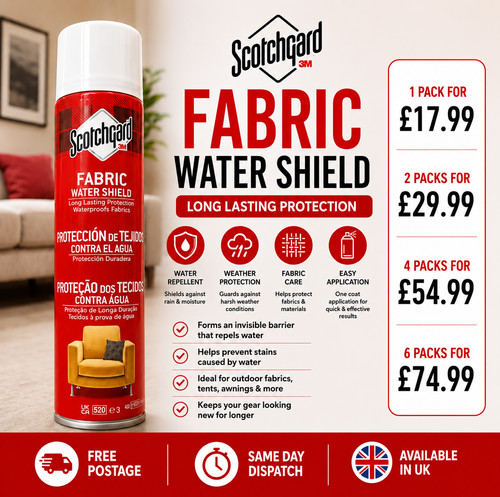 Scotchgard fabric water shield - water,