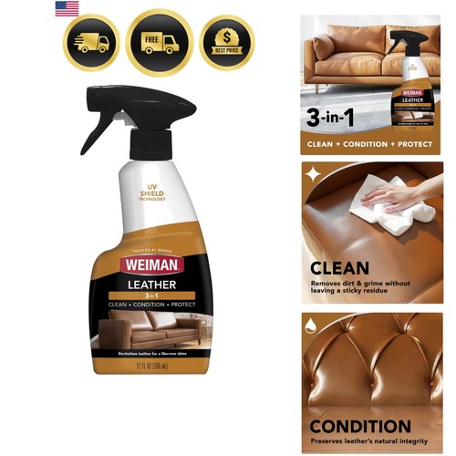 Leather cleaner conditioner - conditioner, &